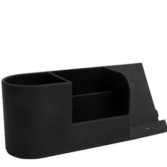 New NWT Realspace Desk Organizer w/Wireless Charger & Antimicrobial Treatment - Picture 2 of 10